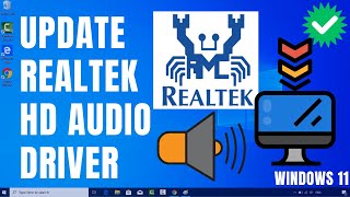 How To Install amp Update Realtek HD Audio Driver on Windows 11 [upl. by Peery]