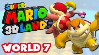 Super Mario 3D Land  World 7 Nintendo 3DS Gameplay Walkthrough [upl. by Sanjiv]