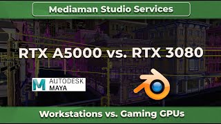 RTX A5000 vs RTX3080 for Creative 3D workflow [upl. by Jankell]