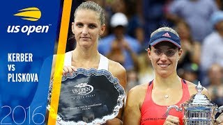 Angelique Kerber vs Karolina Pliskova Full Match  2016 US Open Final [upl. by Dud]