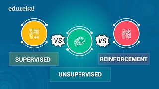 Supervised vs Unsupervised vs Reinforcement Learning  Data Science Certification Training  Edureka [upl. by Erminna]