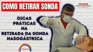 COMO RETIRAR SONDA NASOGÁSTRICA [upl. by Komsa695]