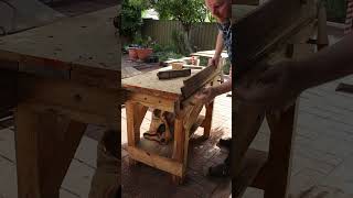 Woodworking using holdfasts [upl. by Fremont]