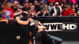 Triple H and Brock Lesnar get involved in a fight between Mr McMahon and Paul Heyman Raw Feb 25 [upl. by Potter574]