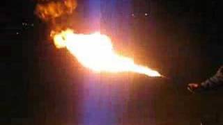 Homemade Flamethrower using Weed Killer Sprayer [upl. by Vernita]