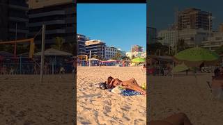 🇧🇷 Amazing Day in Leblon Beach Rio de Janeiro ☀️🏝️ [upl. by Melicent]