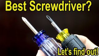 Best Screwdriver Set Craftsman Milwaukee Wera Wiha Klein Tools Felo PB Swiss Tekton [upl. by Freberg]