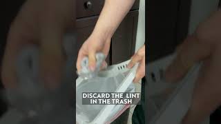 How to Clean a Dirty Lint Filter lg cleaning dryer cleaningtips clean washingmachine howto [upl. by Jocelyne]