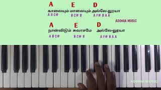 hallelujah john jebaraj song keyboard notes and chords [upl. by Calvin]