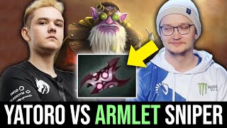 Why everyone HATES THIS HERO — Yatoro vs ARMLET Sniper by Matu [upl. by Odranreb]