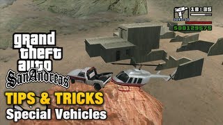 GTA San Andreas  Tips amp Tricks  Special Vehicles [upl. by Cullan]