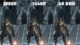 Resolution Difference in Games 1080p  1440p  4K UHD [upl. by Anaher]