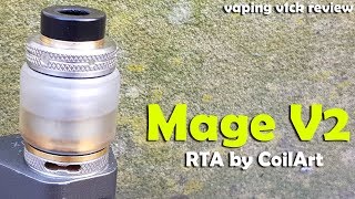 Coilart Mage V2 RTA  Review [upl. by Duster661]