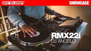 Reloop RMX22i DJ ScratchBattle Mixer  Analog vs Digital Performance w DJ Angelo Routine [upl. by Alverson]