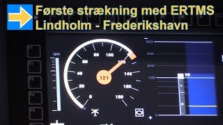 Første strækning med ERTMS Lindholm  Frederikshavn [upl. by Artenak]