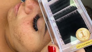 como fazer cílios tufinho usando cílios alto fan ARISONLASHES [upl. by Anatak]