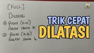 FuLL TRIK MEMAHAMI SOALSOAL DILATASI‼️ [upl. by Eimmelc]