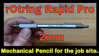 rOtring Rapid Pro Mechanical Pencil 2mm [upl. by Ennovahs]