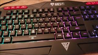 Gamdias Ares P1 RGB Gaming Keyboard Review [upl. by Knarf]