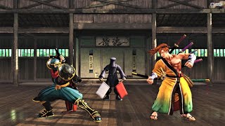 Hattori Hanzo vs Tokugawa Yoshitora Hardest AI  Samurai Shodown [upl. by Fawnia]