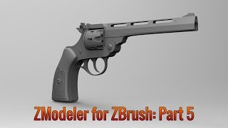 Zmodeler in ZBrush Part 5 [upl. by Arundell]