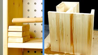 12 unglaublich simple DIY Möbel aus Holz zum Selberbauen [upl. by Nollie]