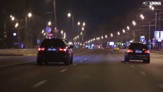 BMW X5M vs ML63 AMG II ШАШКИ В МОСКВЕ II COMBO VINE [upl. by Brockie467]