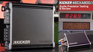 KICKER 46CXA8001 Audio Precision Testing and Review [upl. by Llednew]