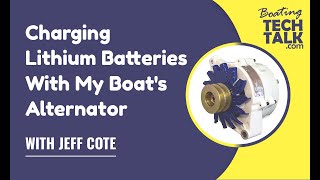 Charging Lithium Batteries with My Boats Alternator [upl. by Lemra]