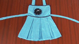 Box Pleated Baby Frock Cutting and Stitching  Gril Baby Frock Stitching Methods For Beginners [upl. by Eleph]