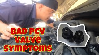 BAD PCV VALVE SYMPTOMS  WHITE SMOKE amp OIL CONSUMPTION [upl. by Dweck]