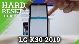 How to Bypass Screen Lock in LG K30 2019  Remove Data  LG Hard Reset [upl. by Ahseena94]