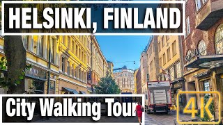 4K City Walks Helsinki Finland Morning Walk  Virtual Walk Walking Treadmill Video [upl. by Attenaz]