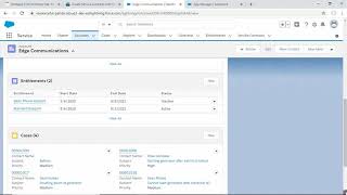 Create service contracts with entitlements in Salesforce [upl. by Afrika]