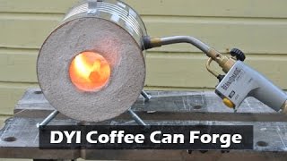 How to Make a Coffee Can Forge [upl. by Cioffred321]