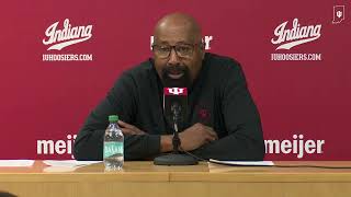 Mike Woodson discusses exhibition win over Marian [upl. by Adnovoj]