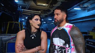 Rhea Ripley and Jey Uso Segment  WWE RAW 91624 [upl. by Cosma274]