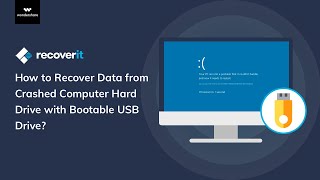 How to Recover Data from Crashed Computer Hard Drive with Bootable USB Drive [upl. by Roselba]