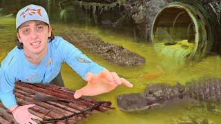 I Survived 24 Hours in an Alligator Infested Sewer [upl. by Jareen]