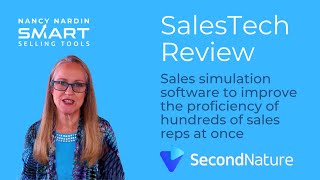 Scalable Sales Coaching with Simulations SalesTech Review of Second Nature [upl. by Skinner]