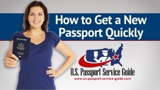 How to Get a New Passport Quickly [upl. by Fellner]