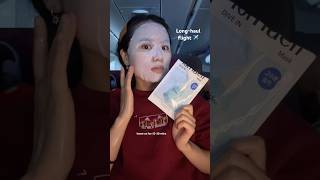 Skincare in the sky  dry skin routine ✈️ kbeauty koreanskincare skincareroutine [upl. by Melosa]