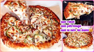 Pâte à pizza extra moelleuse aérée et facile à faire🍕😍pour des pizzas maison réussies🍕 [upl. by Beker799]