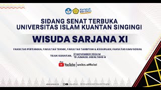 WISUDA SARJANA XI UNIVERSITAS ISLAM KUANTAN SINGINGI TAHUN 2024 [upl. by Katy]