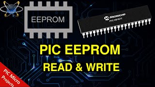 How to read amp write EEPROM PIC 16F877A Microcontroller  EEPROM Basics  Proteus simulation  C Code [upl. by Benzel125]