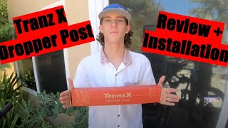 TranzX Dropper Post Installation  Review  Dust or Bust MTB 2023 [upl. by Moor208]