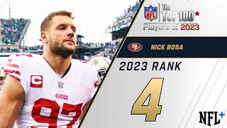 4 Nick Bosa DE 49ers  Top 100 Players of 2023 [upl. by Matty]