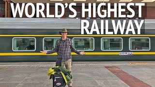 We Rode the Worlds Highest Railway  Tibet Train Ride from Beijing to Lhasa [upl. by Janaya]