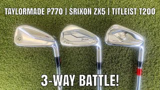 TaylorMade P770 Titleist T200 Srixon ZX5  Comparison Review Battle [upl. by Nami]