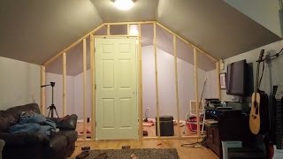 HOW TO FRAME a Wall with Door Opening  Wall Framing 101 [upl. by Stannfield]